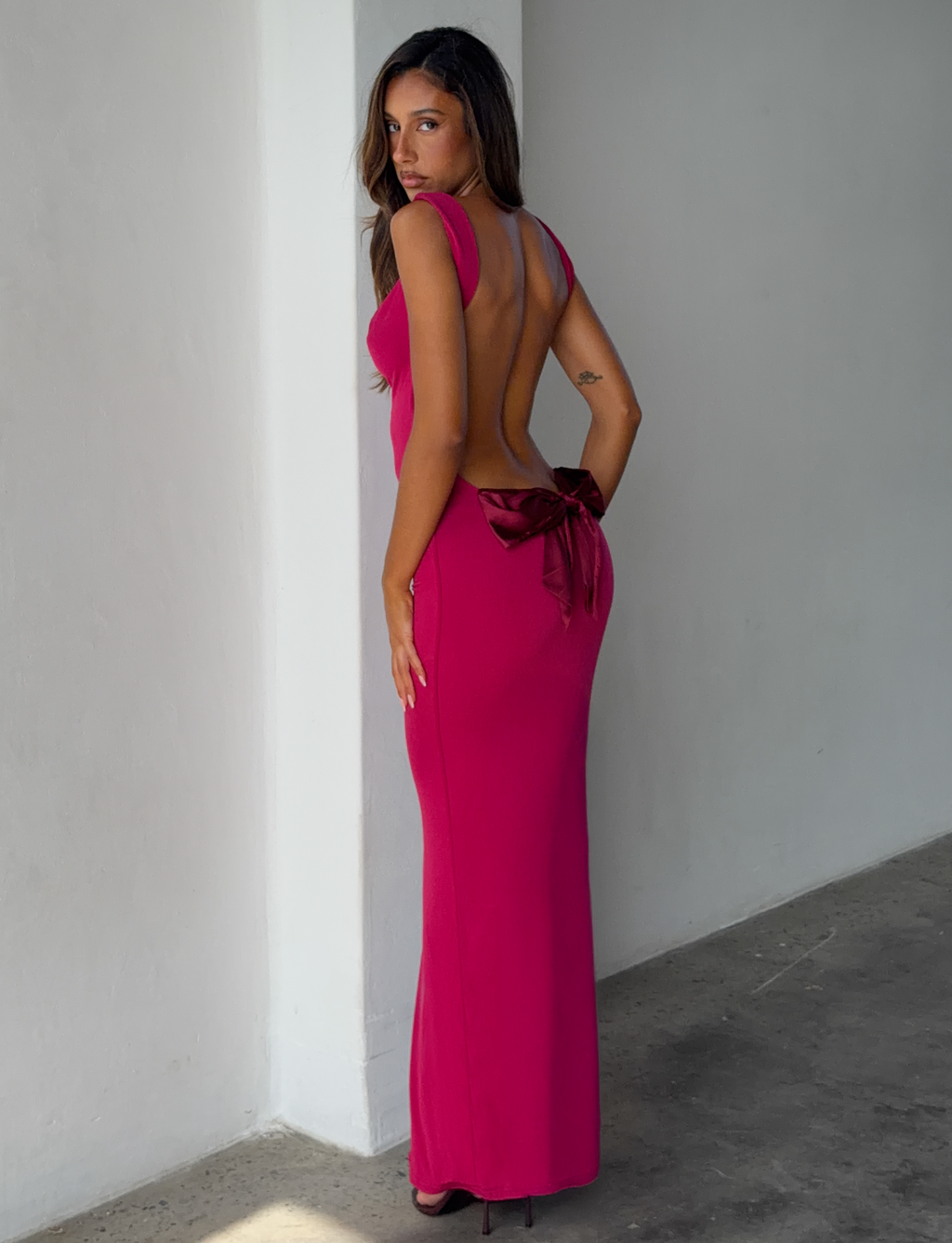 ZITA DRESS - RED : SALSA : DEEP RED