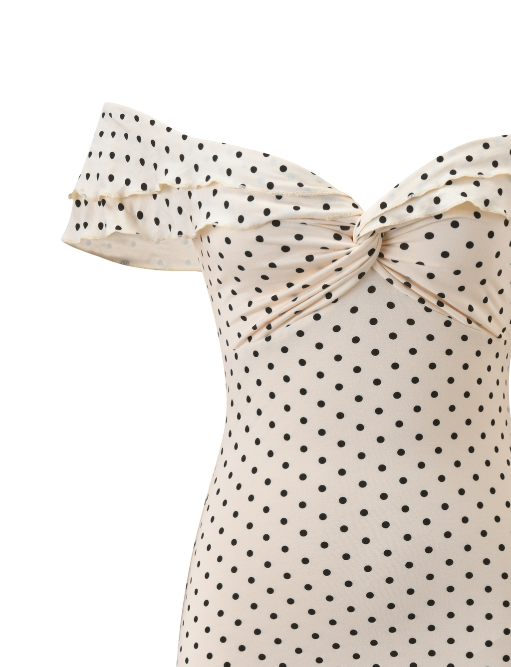 DENALI MINI DRESS - CREAM DOT