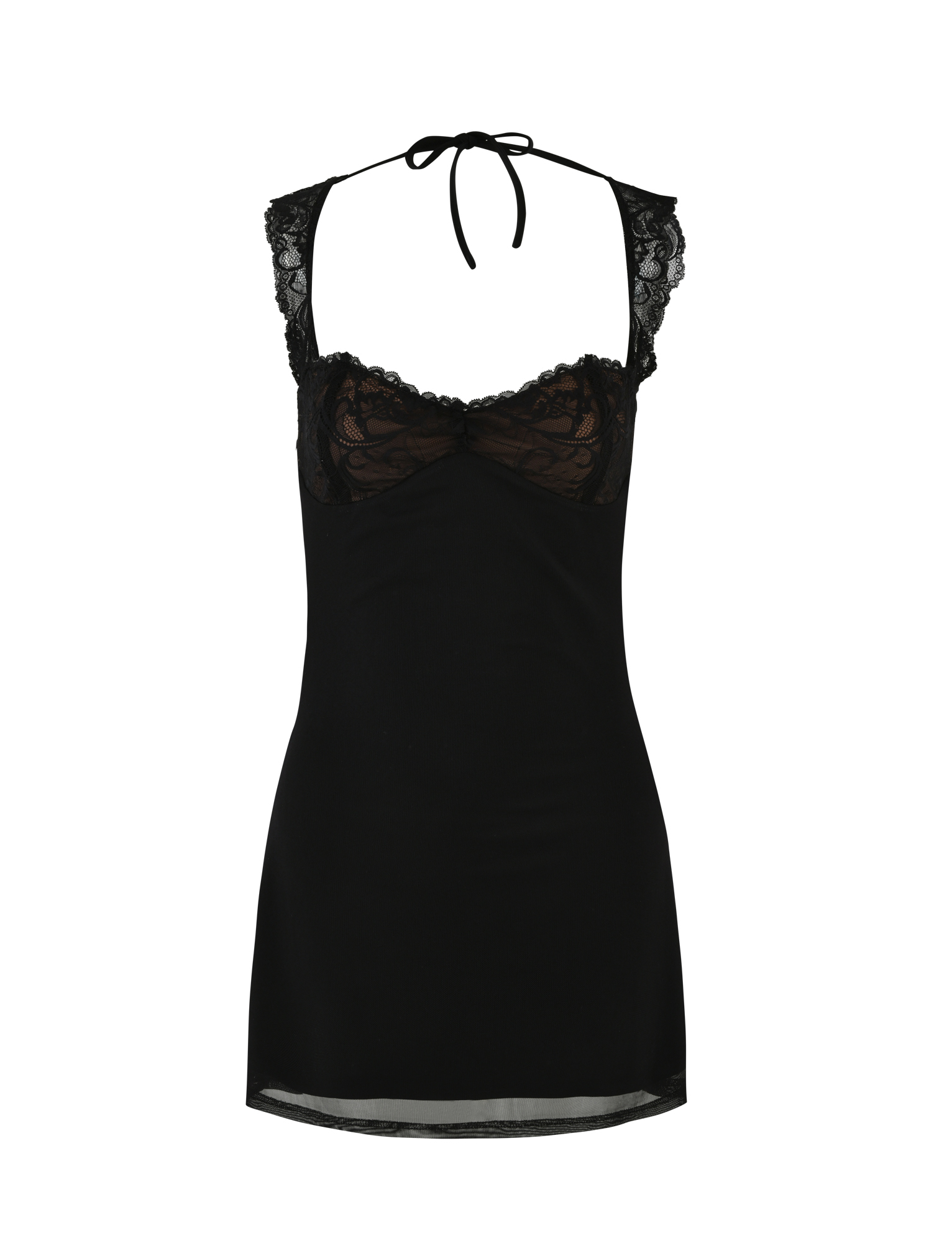 NYOMI MINI DRESS - BLACK
