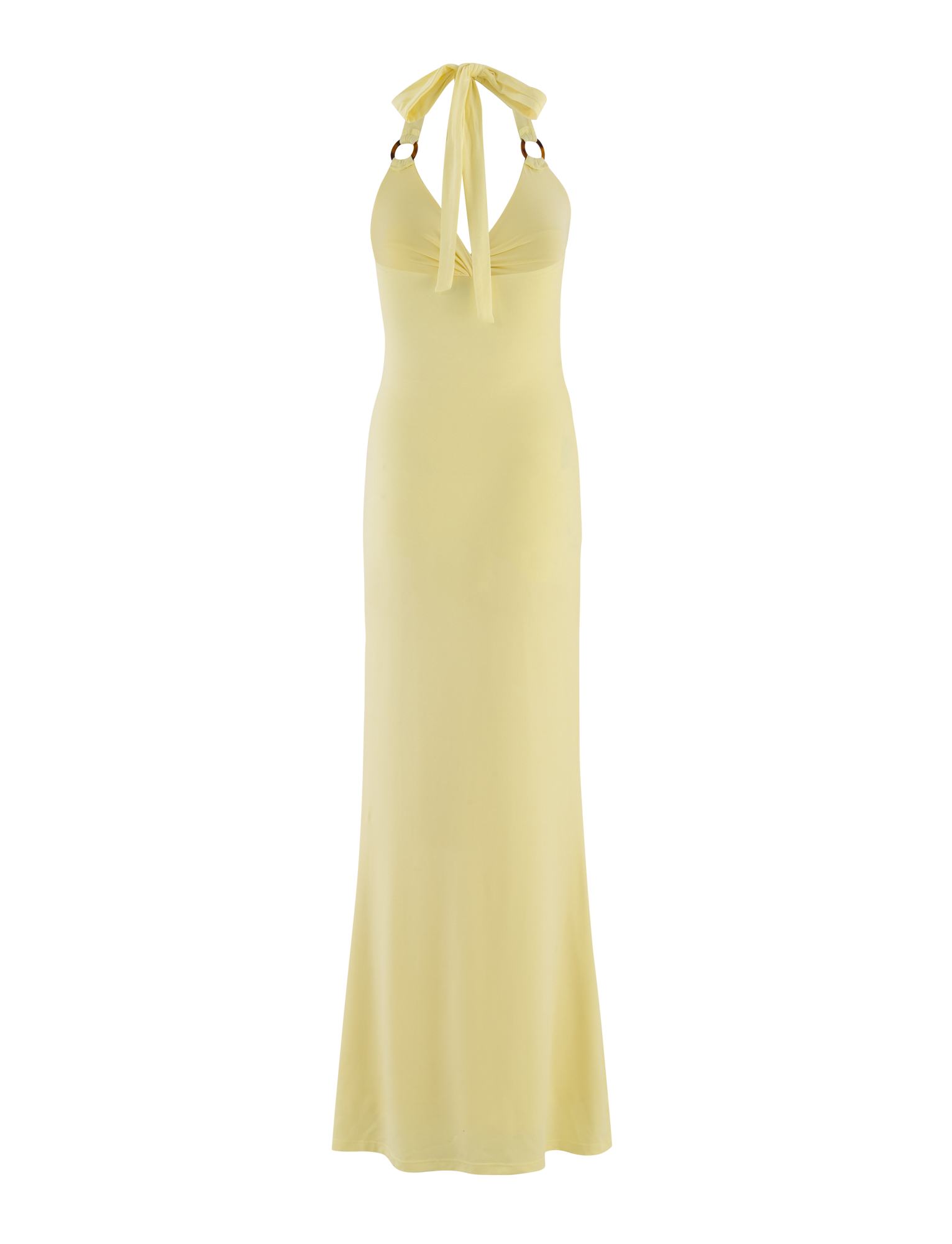 ZENEVA MAXI DRESS - LEMON