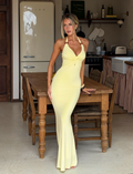 ZENEVA MAXI DRESS - LEMON