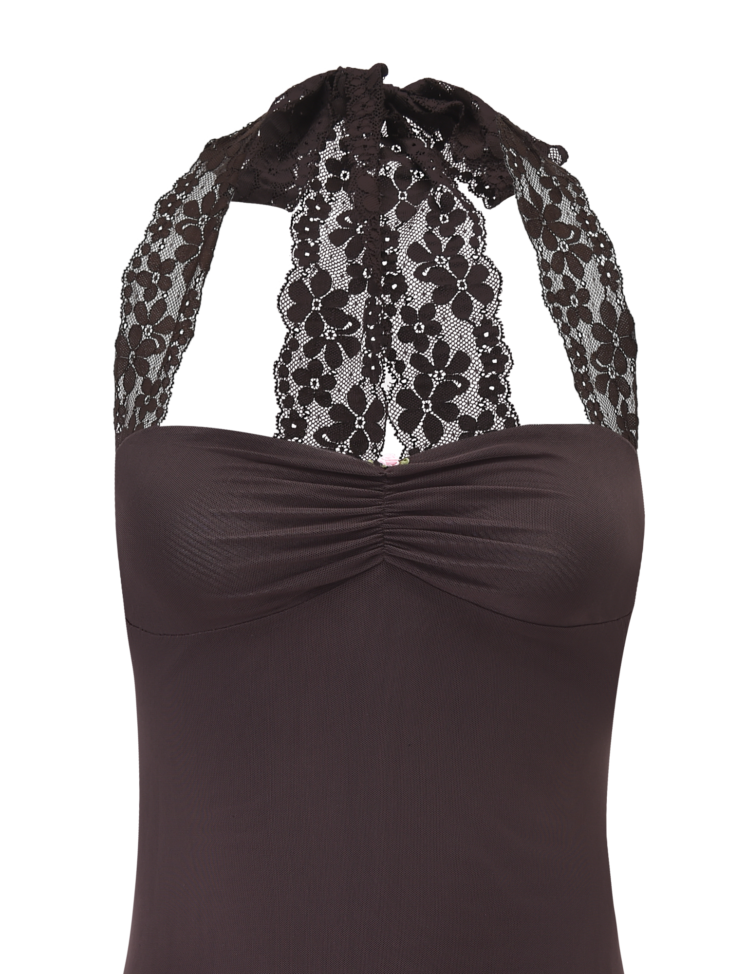 TAWNY MINI DRESS - CHOCOLATE