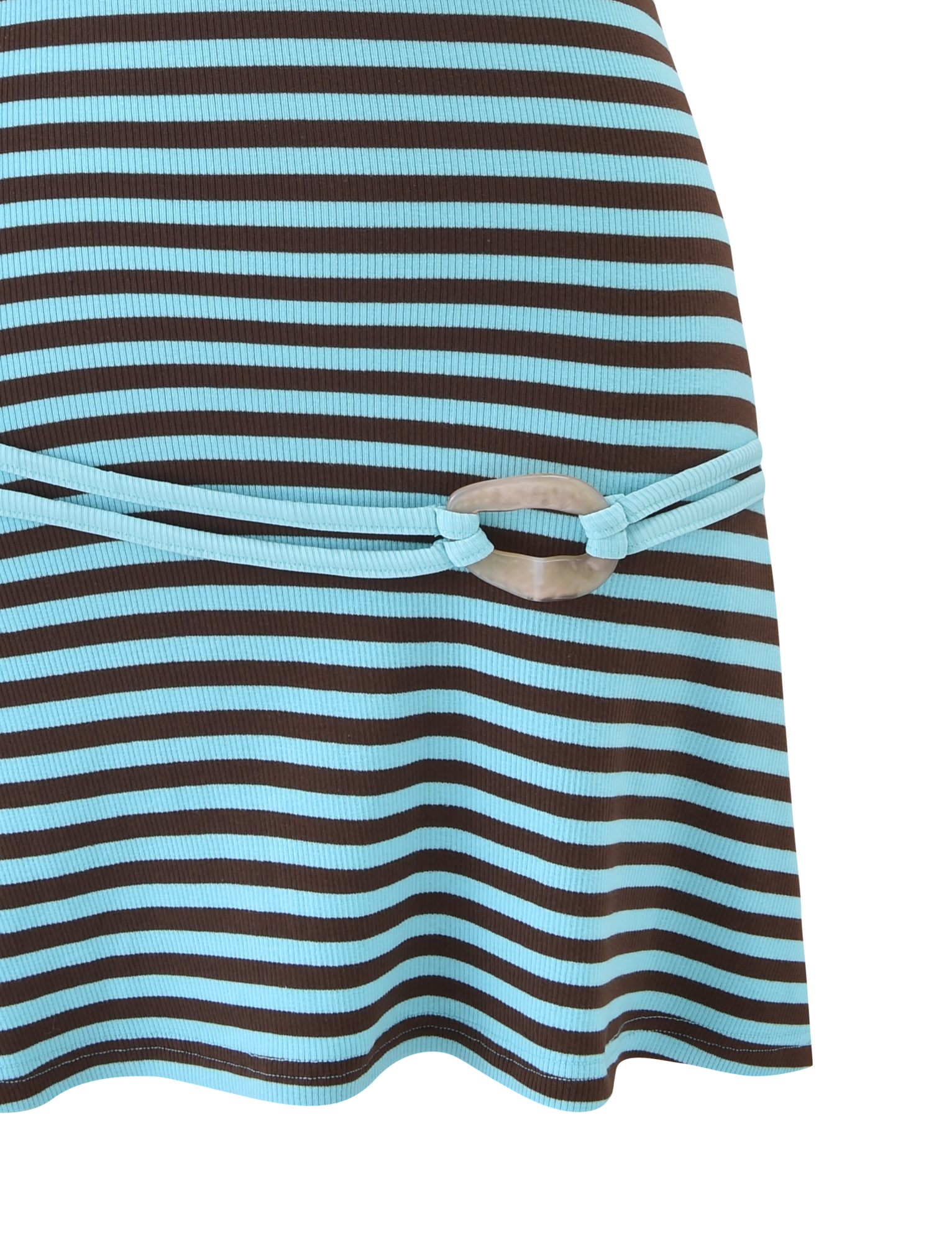 CELESTE MINI DRESS - BLUE STRIPE