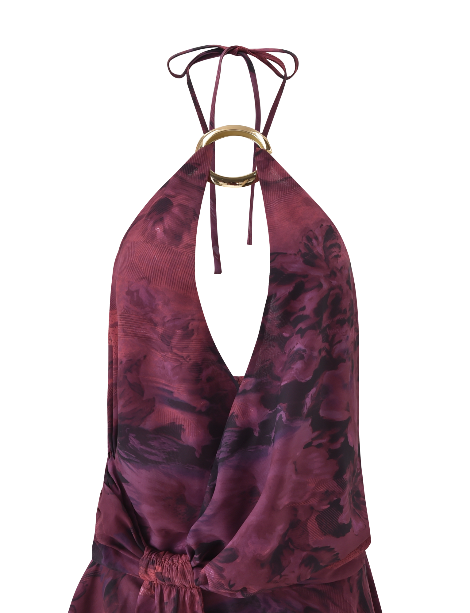 INDIGO MINI DRESS 2.0 - BURGUNDY ROMANTICA