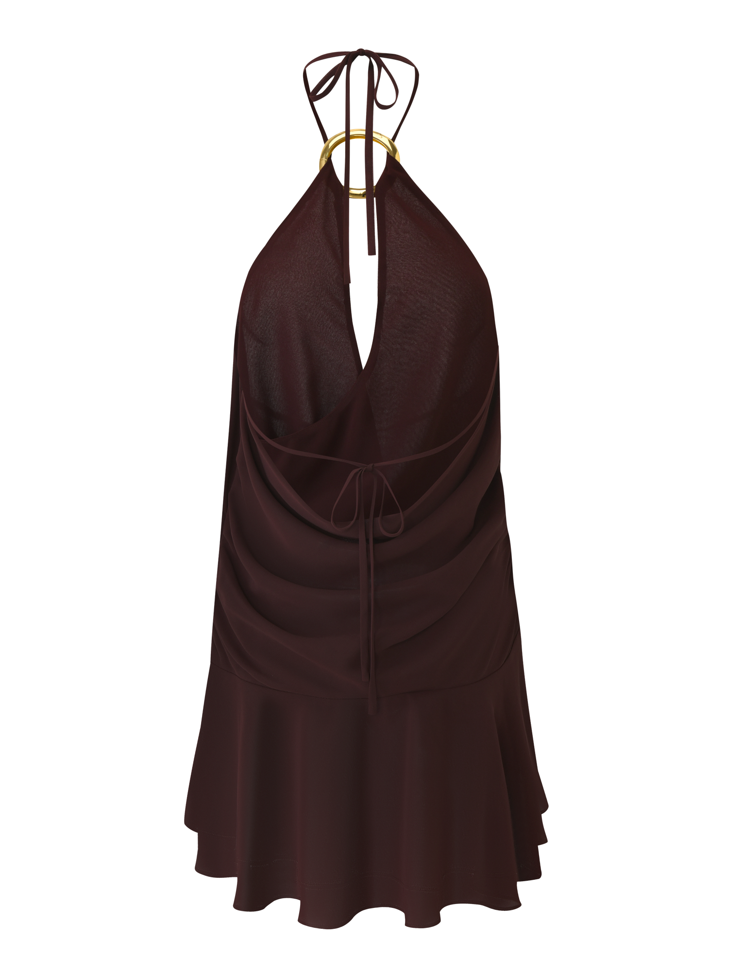 INDIGO MINI DRESS 2.0 - CHOCOLATE