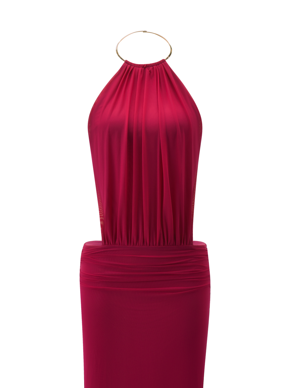 EVANNA MAXI DRESS - BERRY