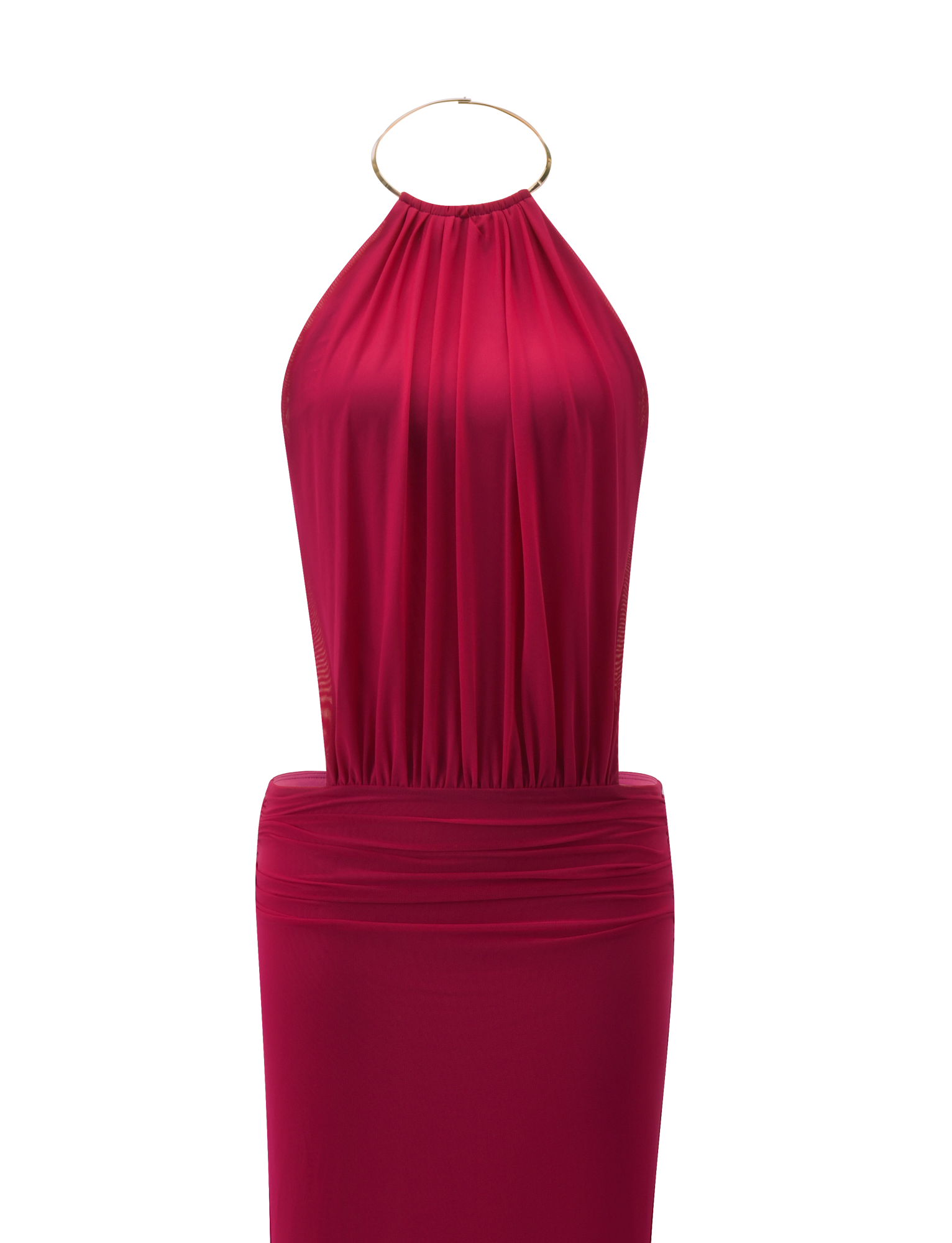 EVANNA MAXI DRESS - BERRY