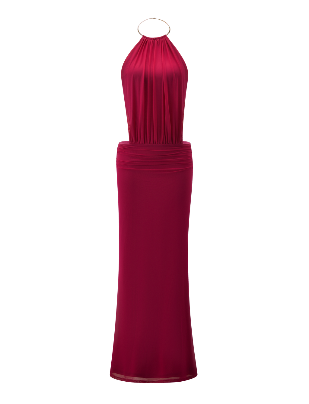 EVANNA MAXI DRESS - BERRY