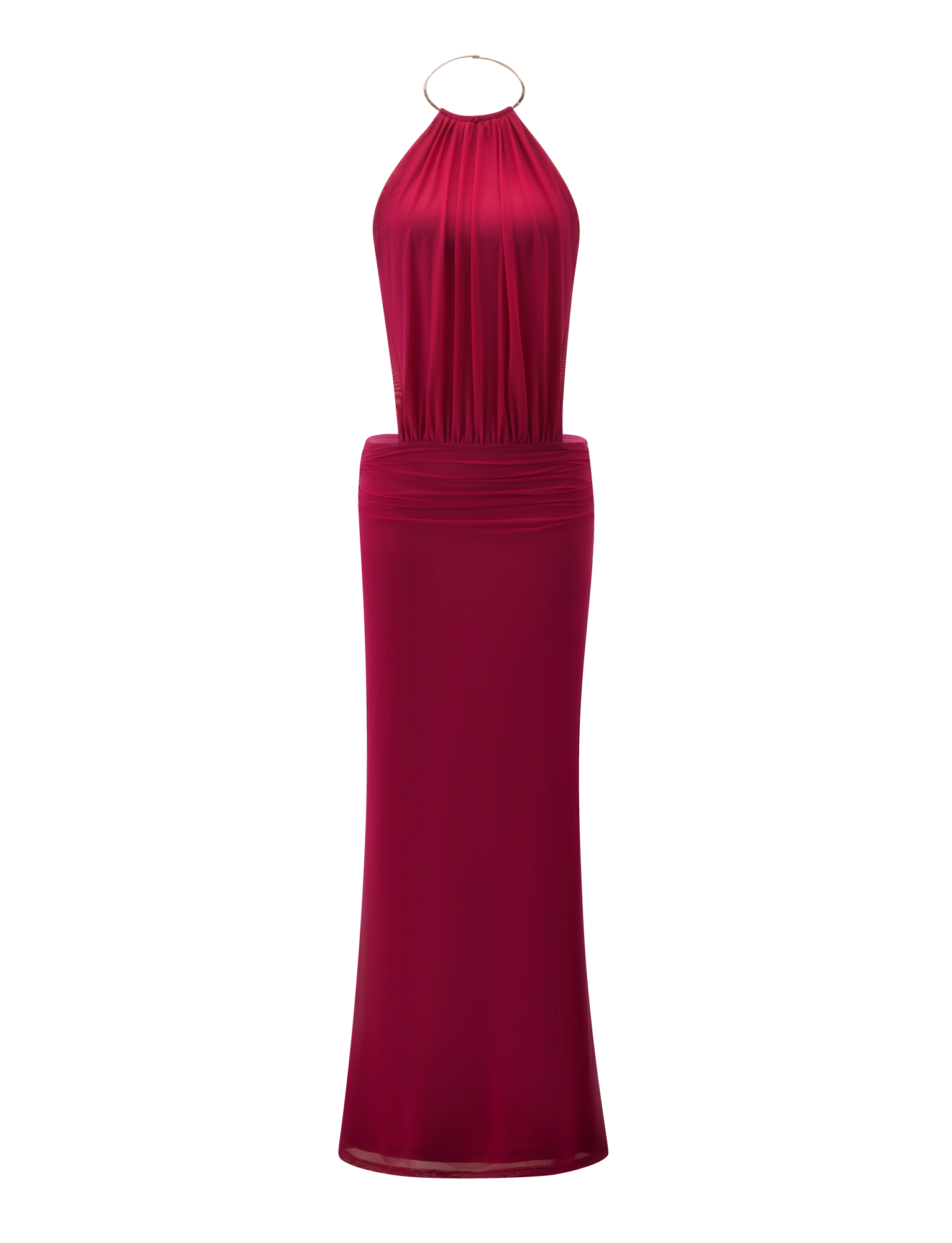 EVANNA MAXI DRESS - BERRY