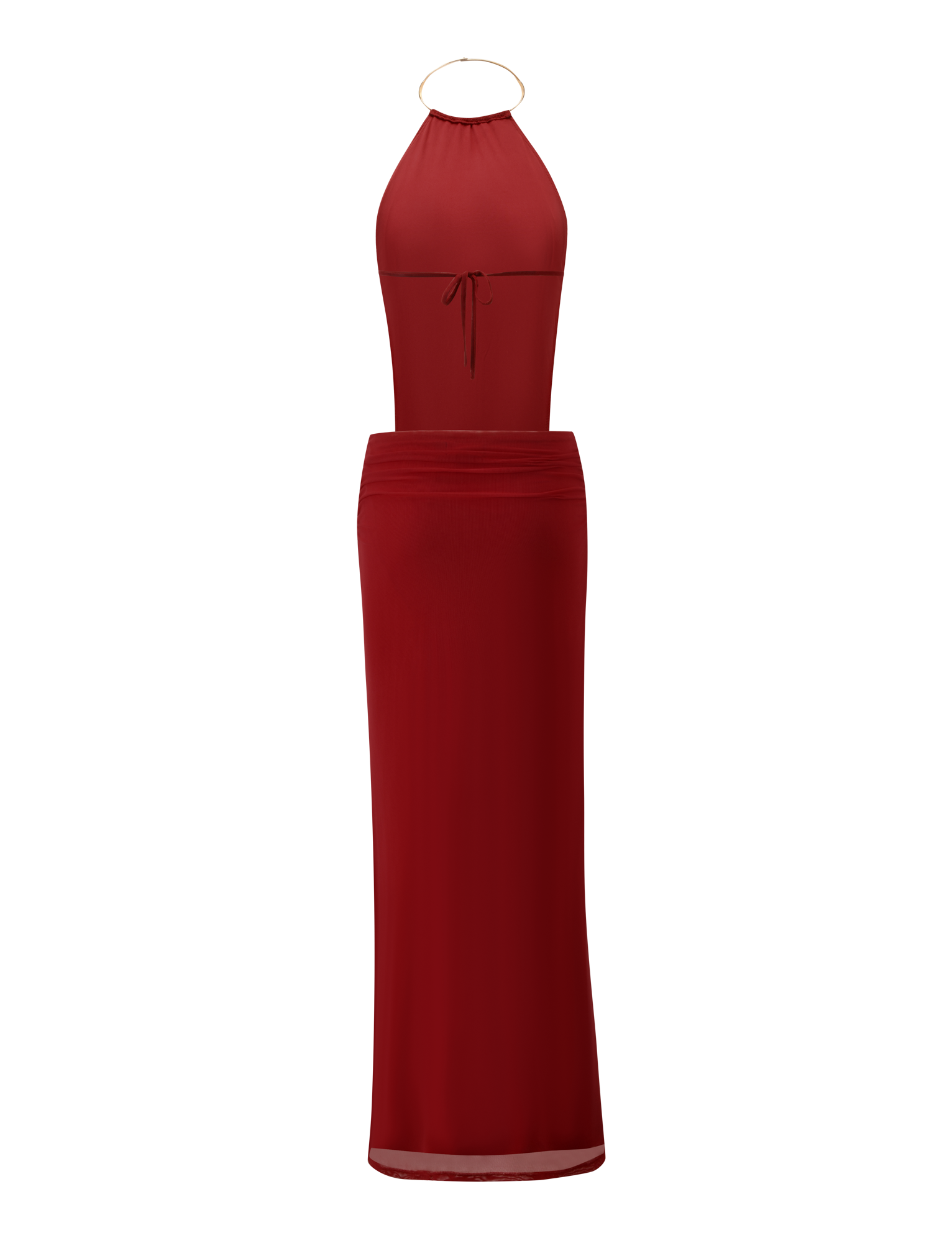 EVANNA MAXI DRESS - RED