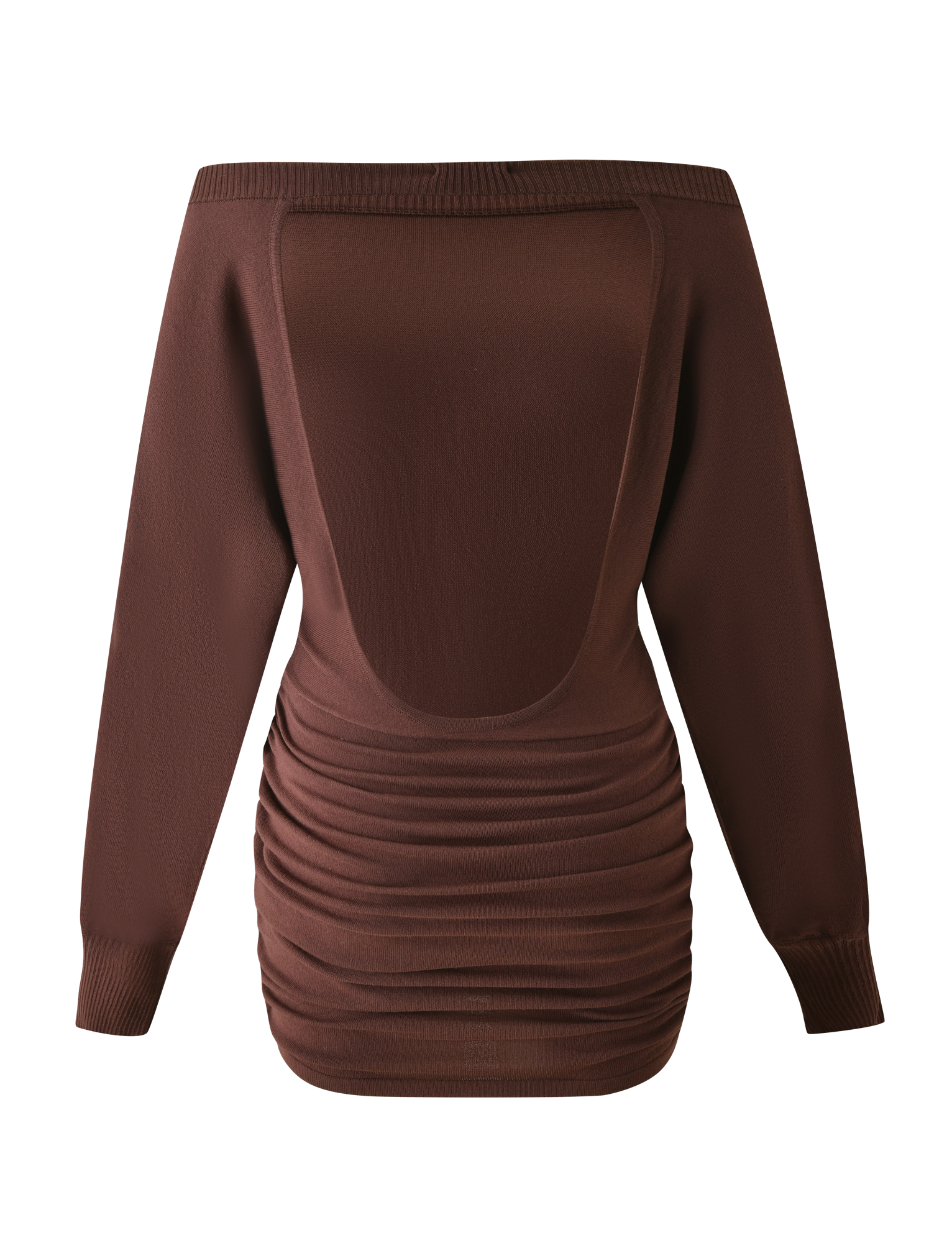 JANINE MINI DRESS - CHOCOLATE