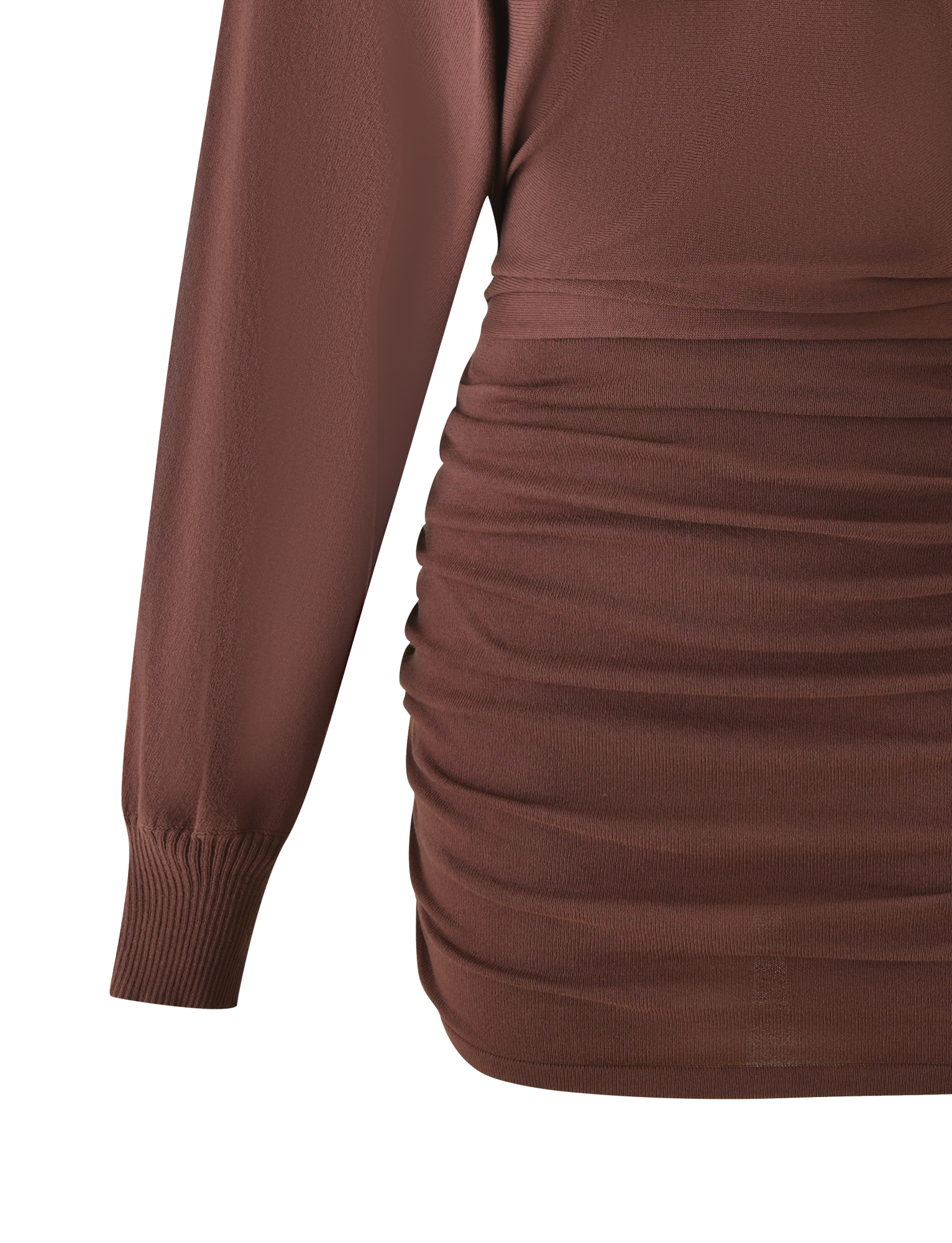 JANINE MINI DRESS - CHOCOLATE