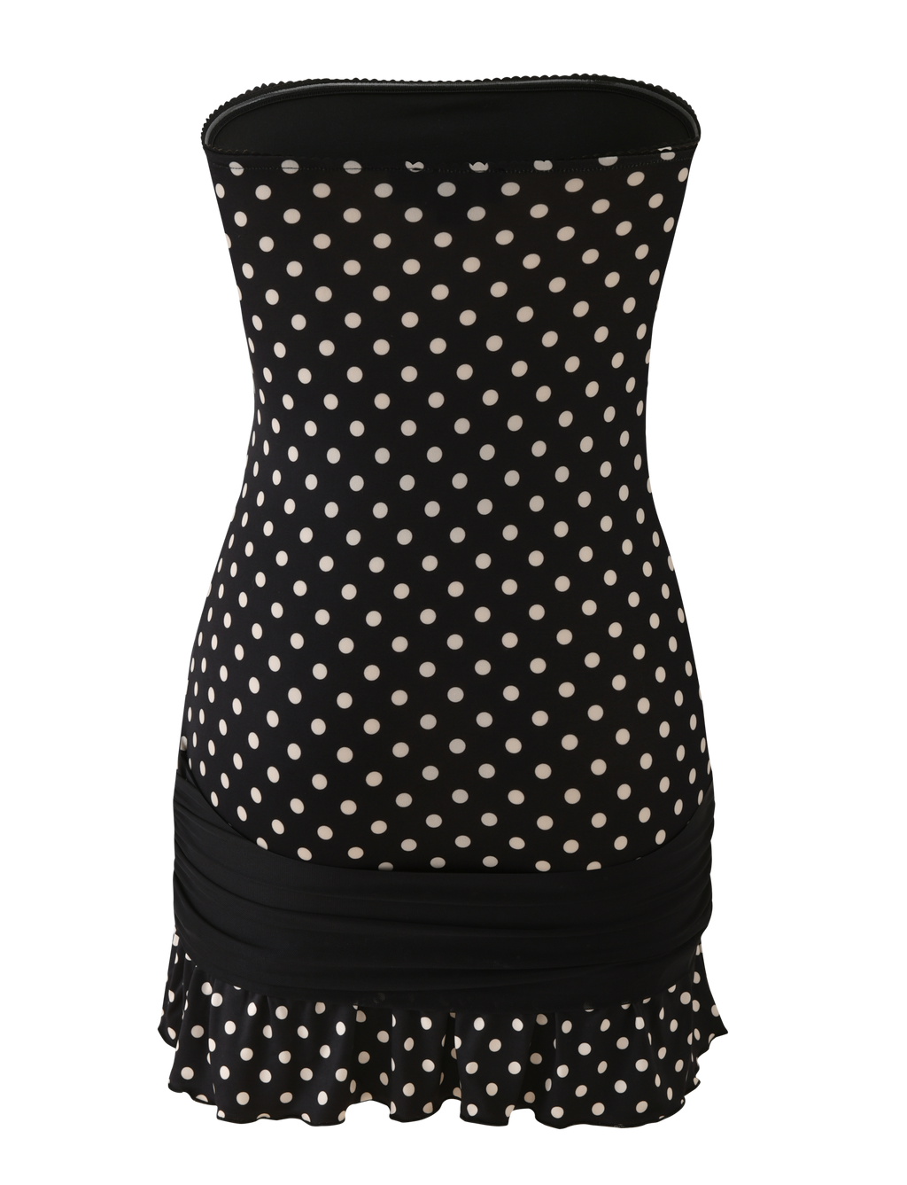 TOVE MINI DRESS - BLACK POLKA DOT