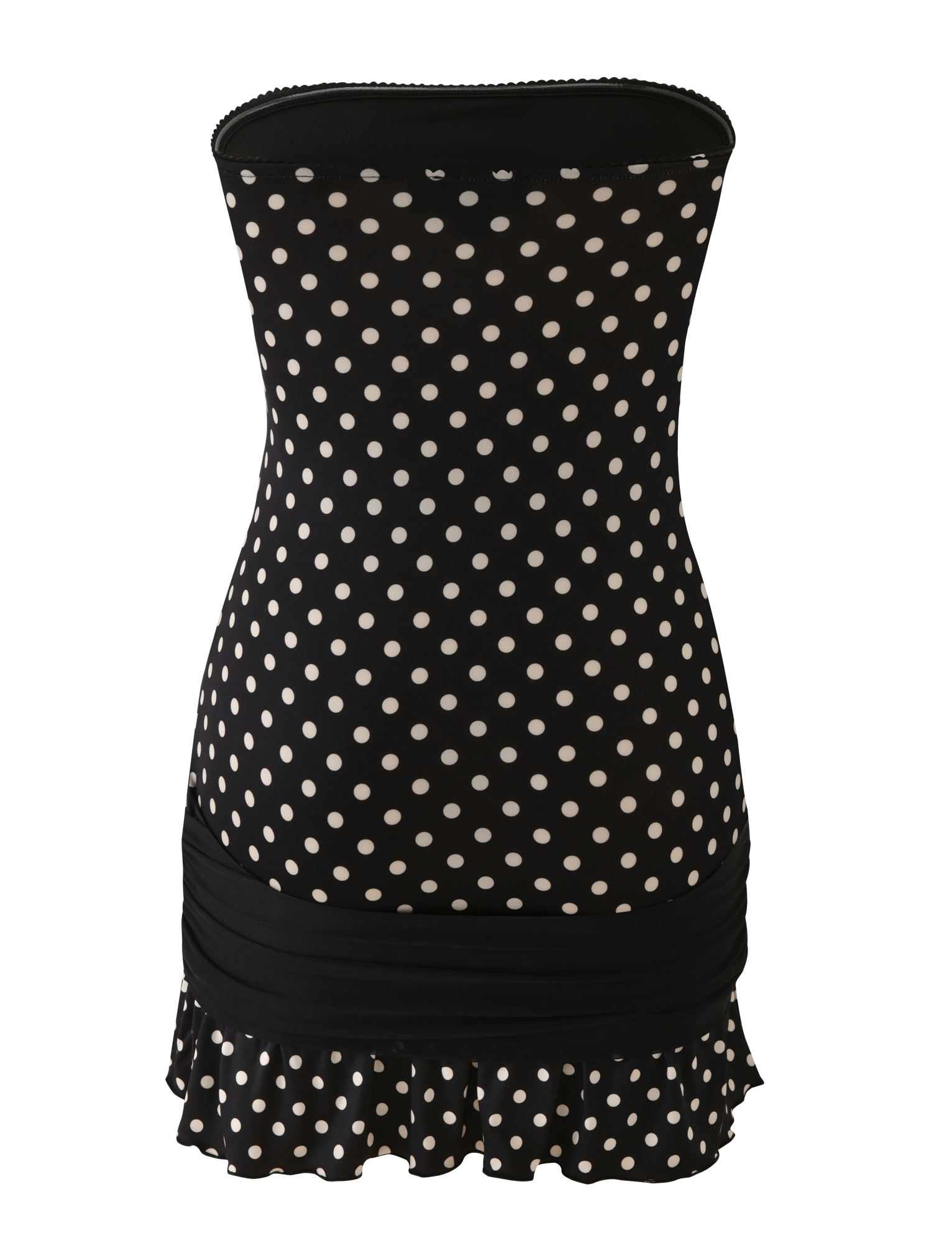 TOVE MINI DRESS - BLACK POLKA DOT