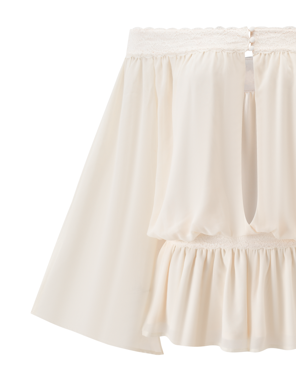 TESSIE PLAYSUIT - IVORY