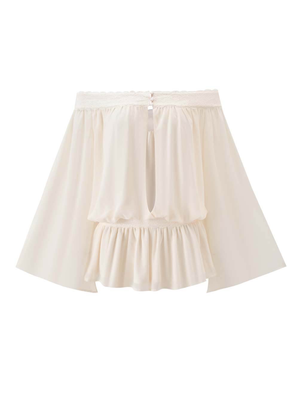 TESSIE PLAYSUIT - IVORY
