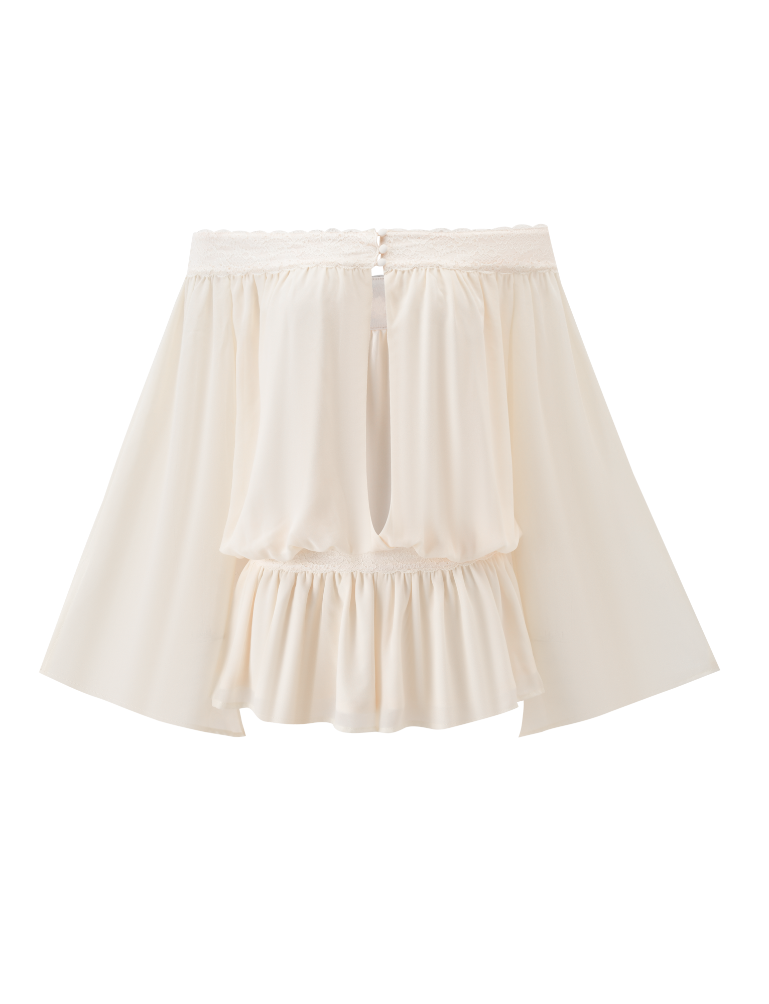 TESSIE PLAYSUIT - IVORY