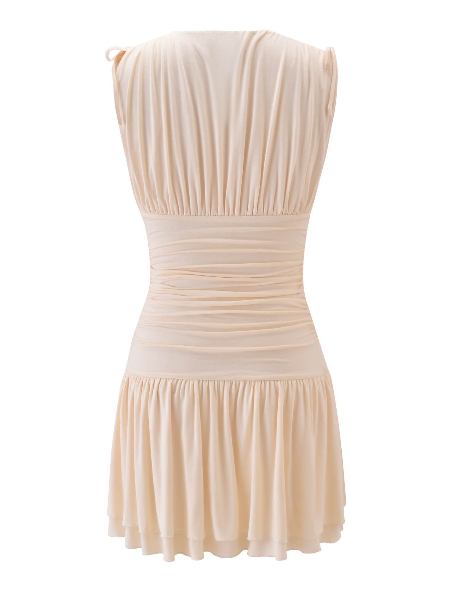 HALONA MINI DRESS - CREAM