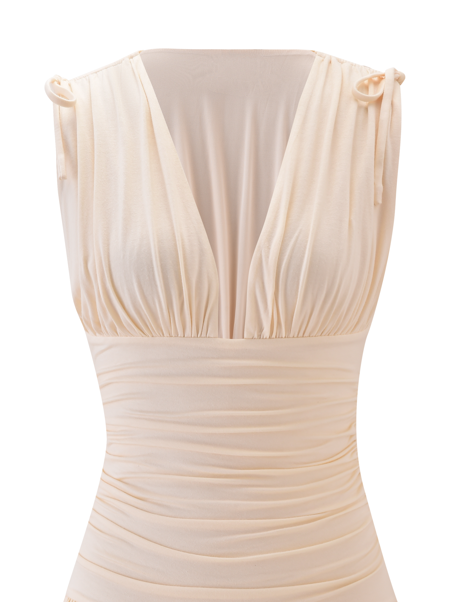 HALONA MINI DRESS - CREAM