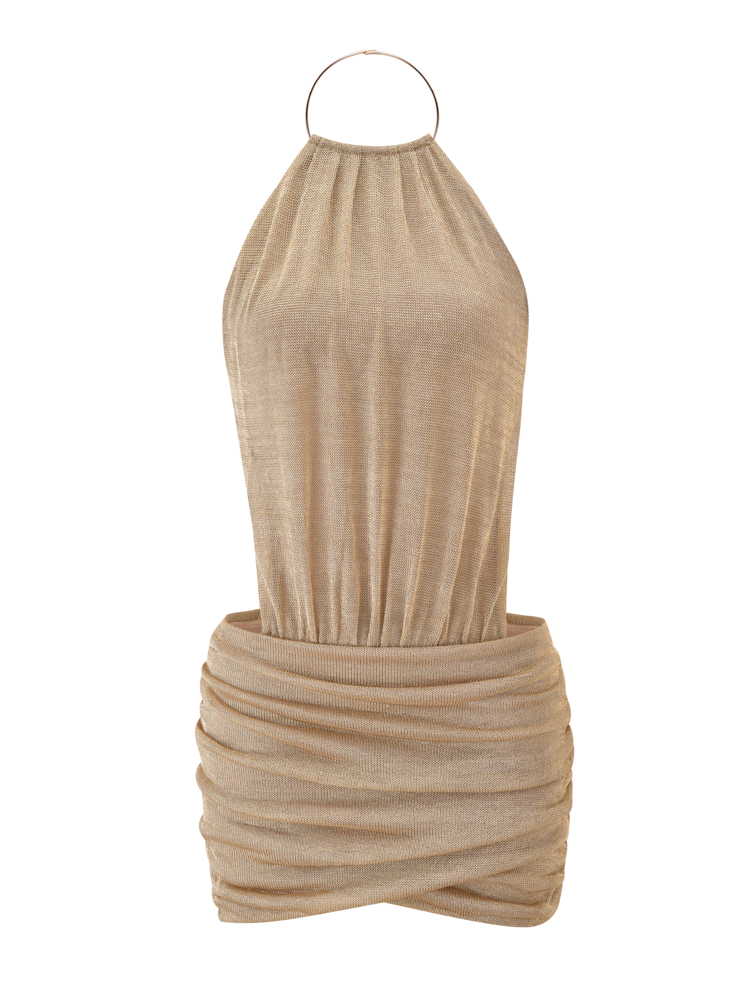 EVANNA MINI DRESS - GOLD