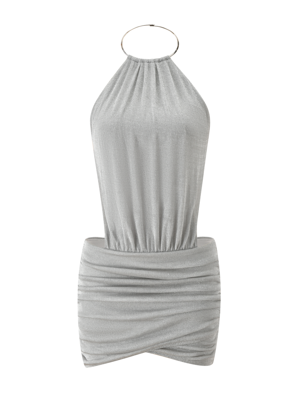 EVANNA MINI DRESS - SILVER
