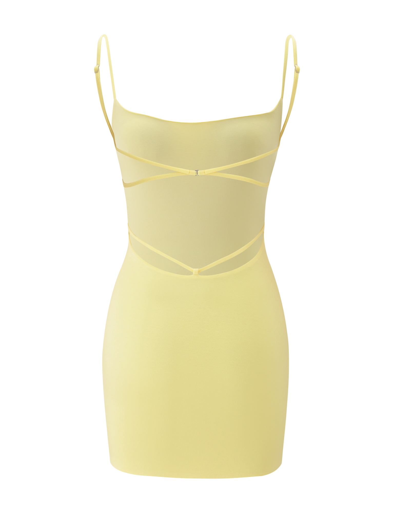 MINERVA MINI DRESS - BUTTER YELLOW