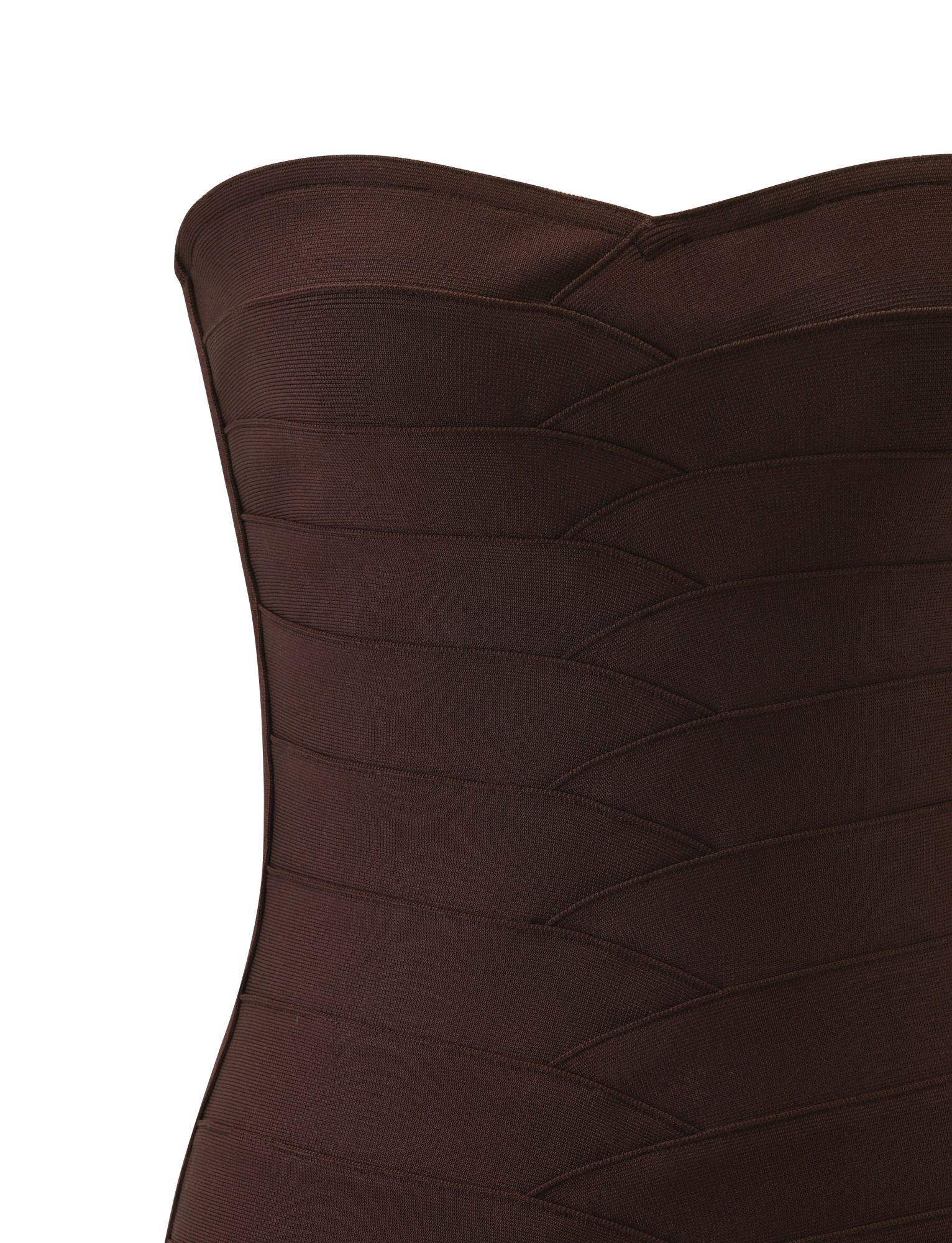 NIYA BANDAGE DRESS - CHOCOLATE