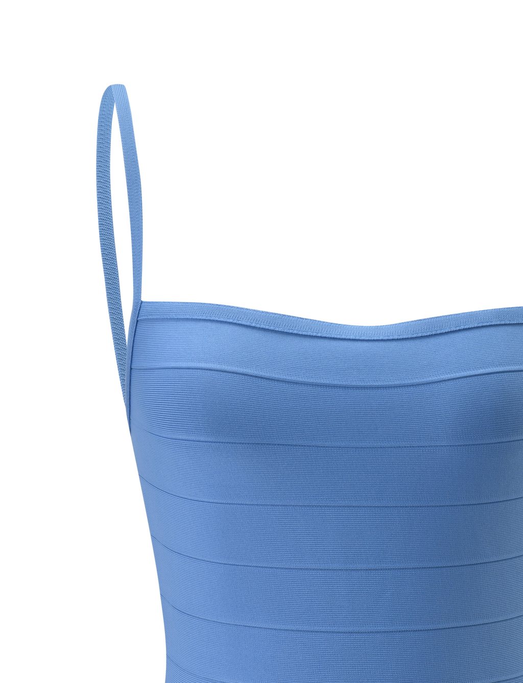 MIDORI BANDAGE DRESS - BLUE