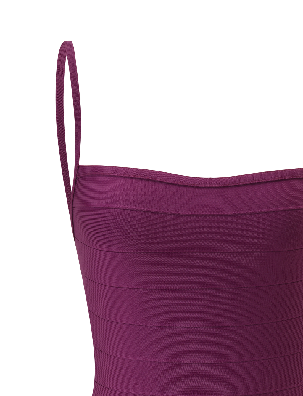 MIDORI BANDAGE DRESS - PLUM