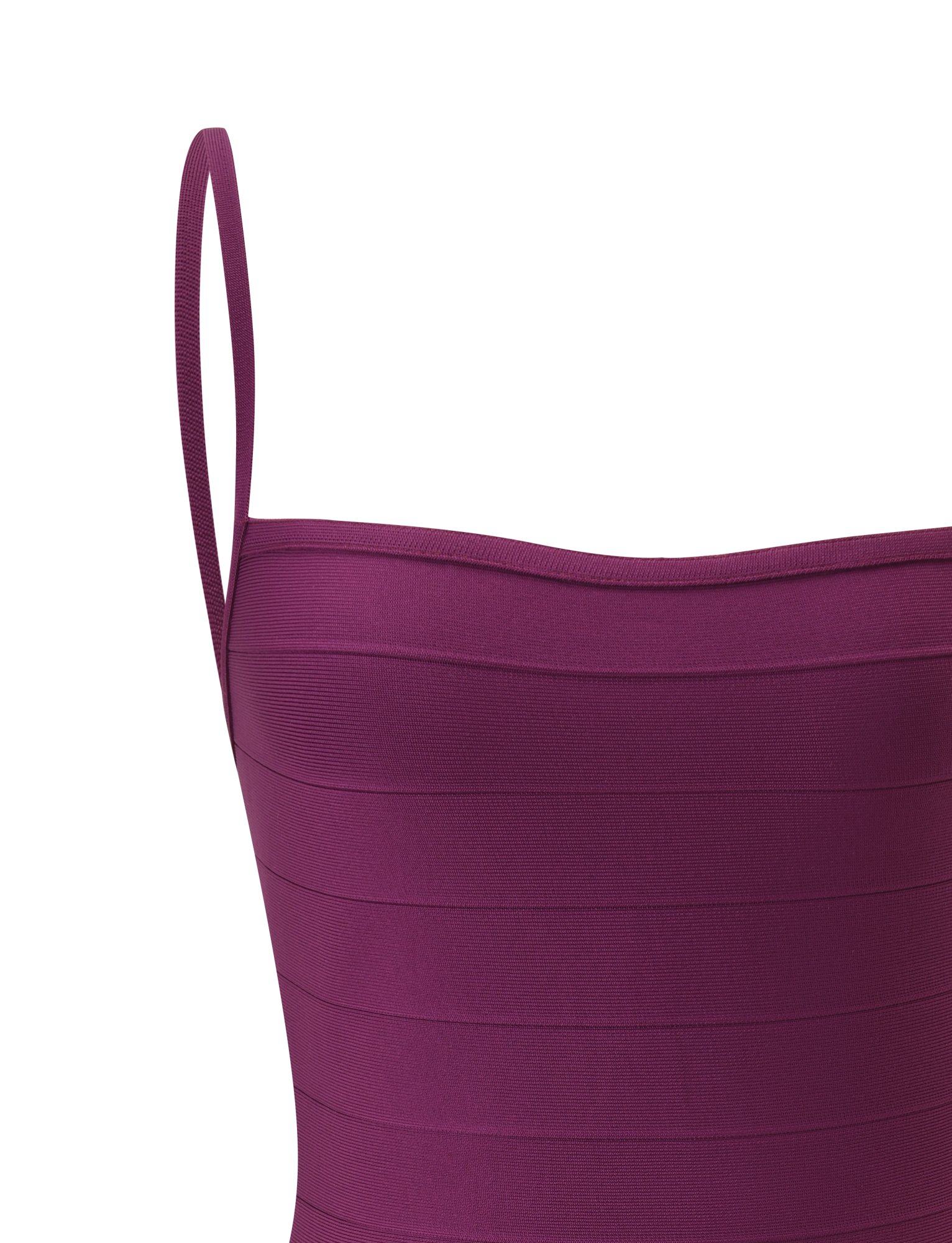 MIDORI BANDAGE DRESS - PLUM