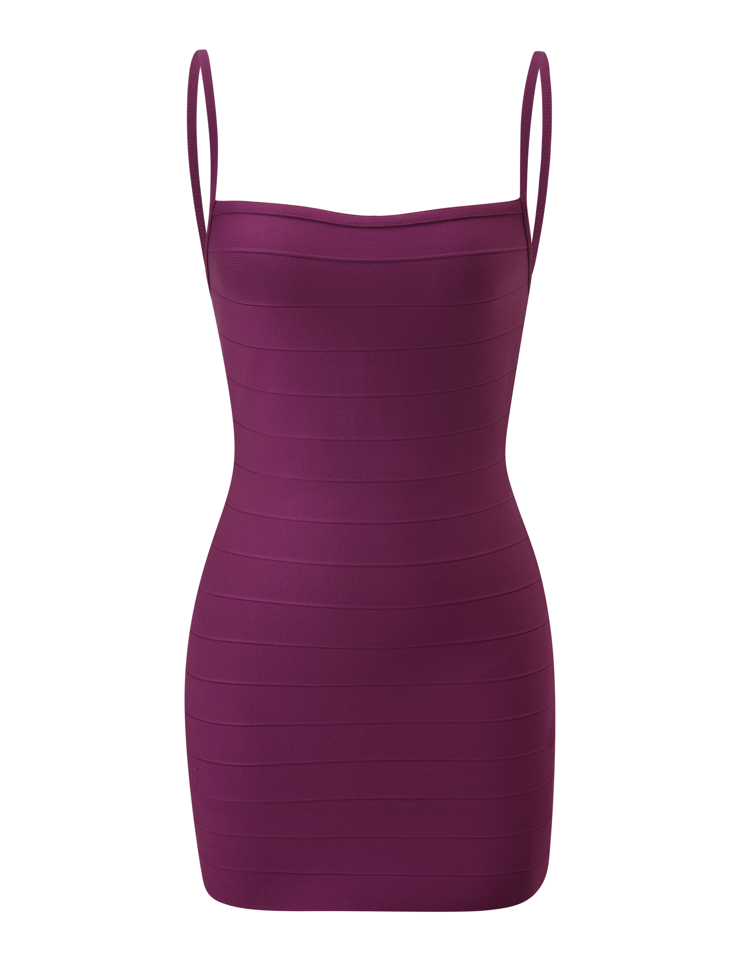 MIDORI BANDAGE DRESS - PLUM