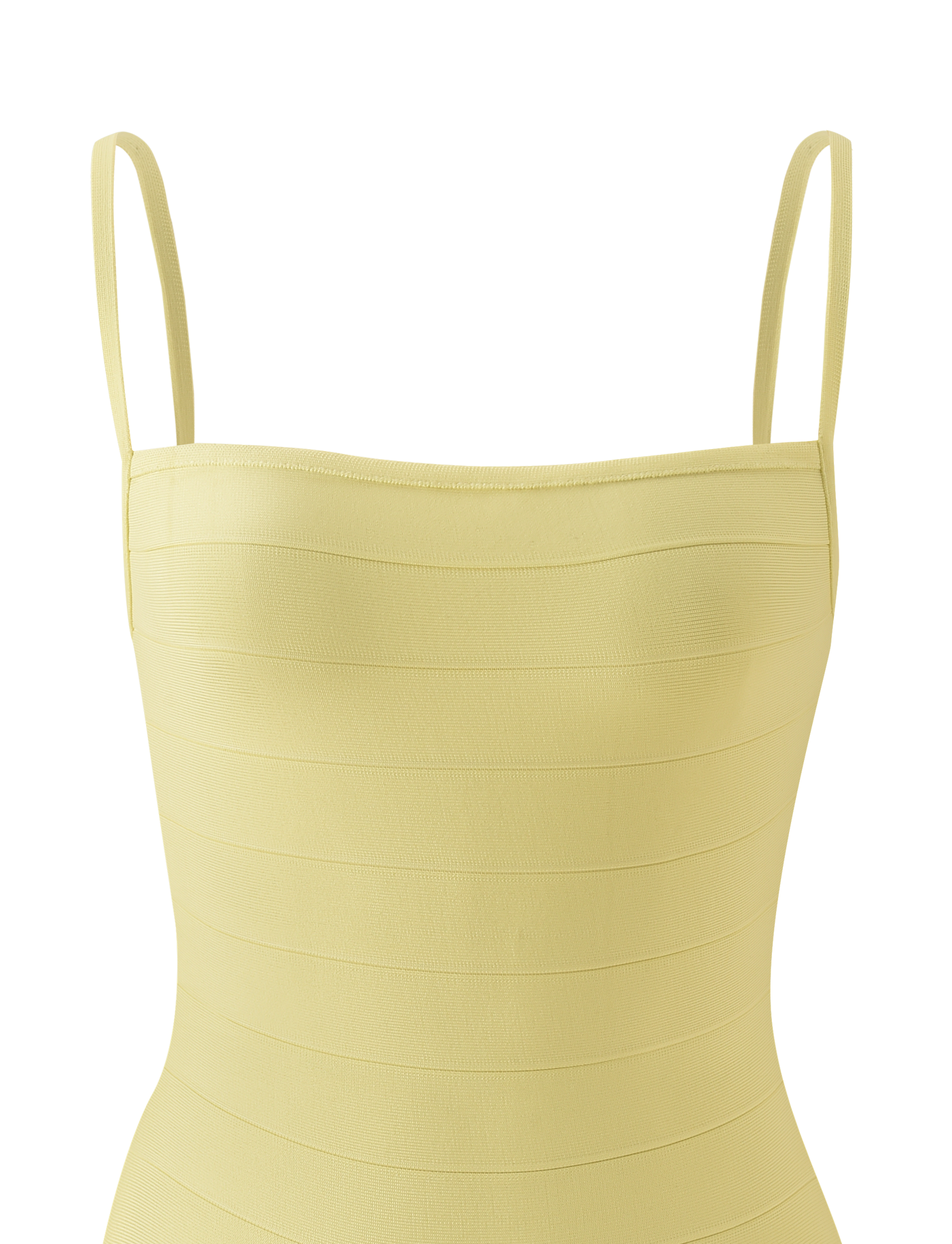 MIDORI BANDAGE DRESS - YELLOW