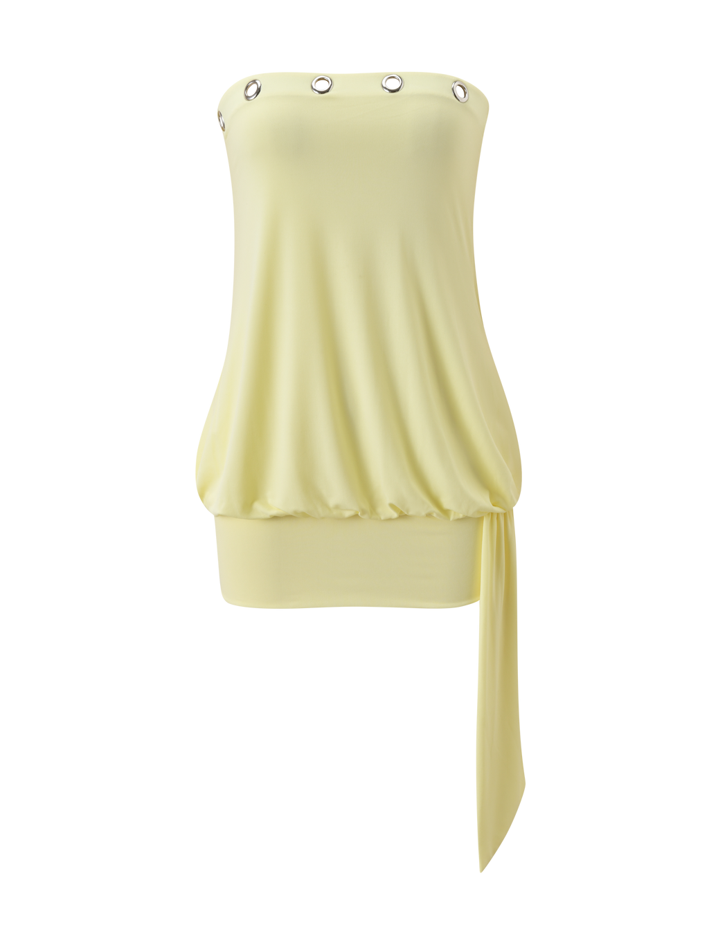 RAVENNA MINI DRESS - BUTTER YELLOW