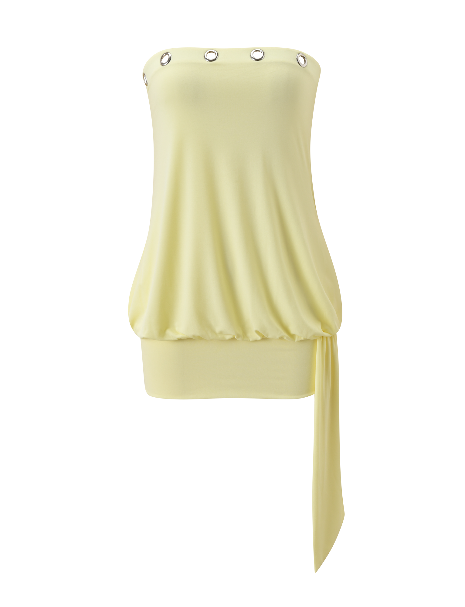 RAVENNA MINI DRESS - BUTTER YELLOW