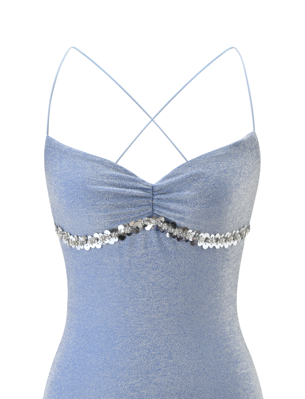 ALIA MINI DRESS - BLUE