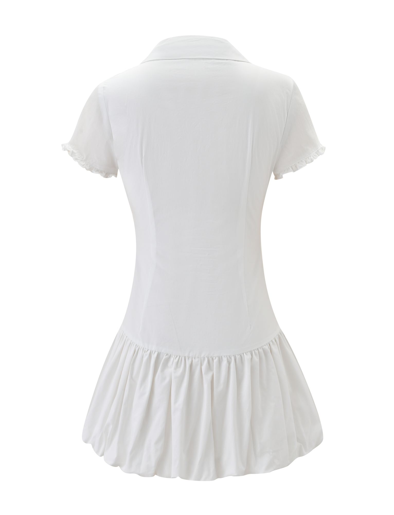 VALERIE BUBBLE DRESS - WHITE