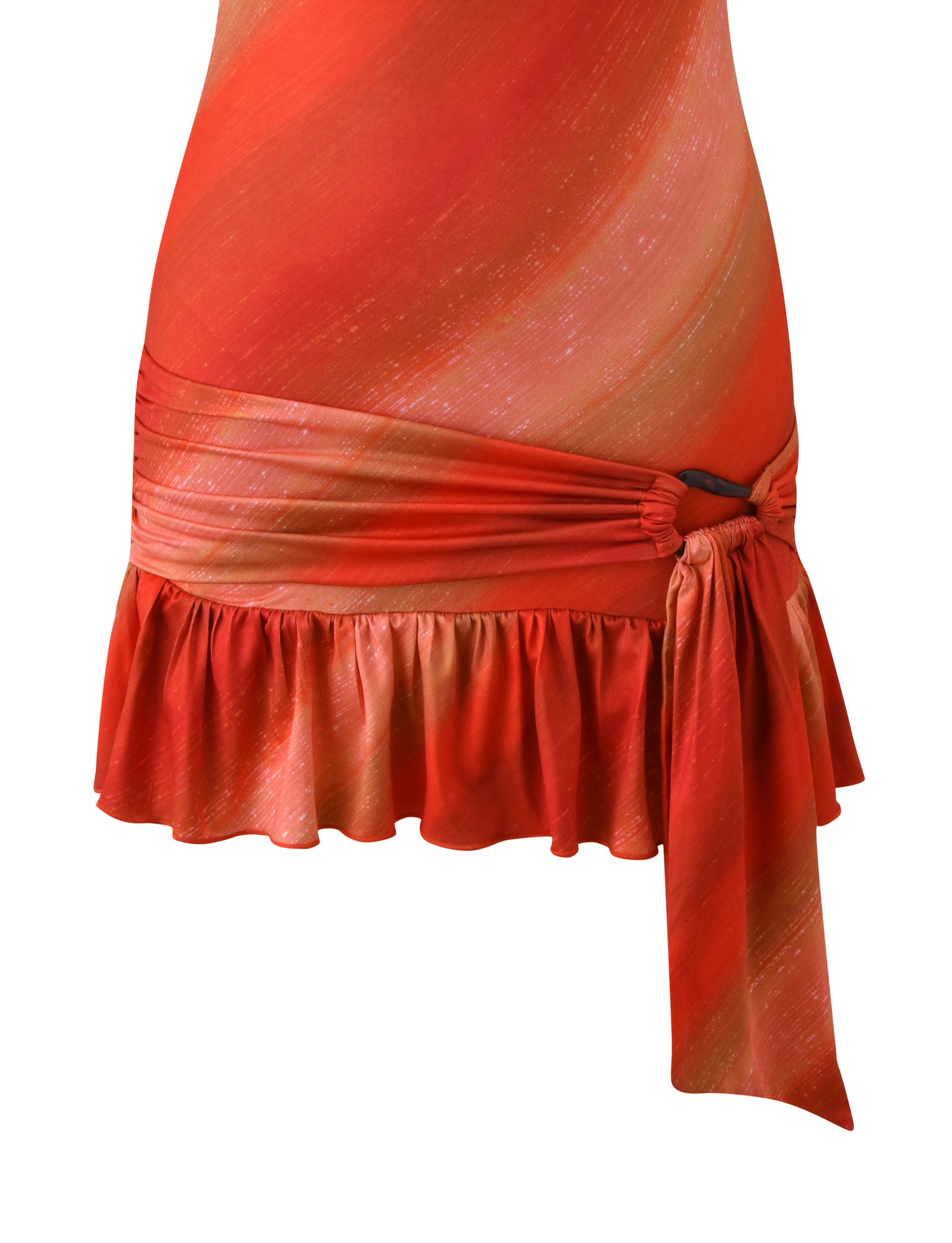 HAELO MINI DRESS - SUNRISE GLITTER STRIPE