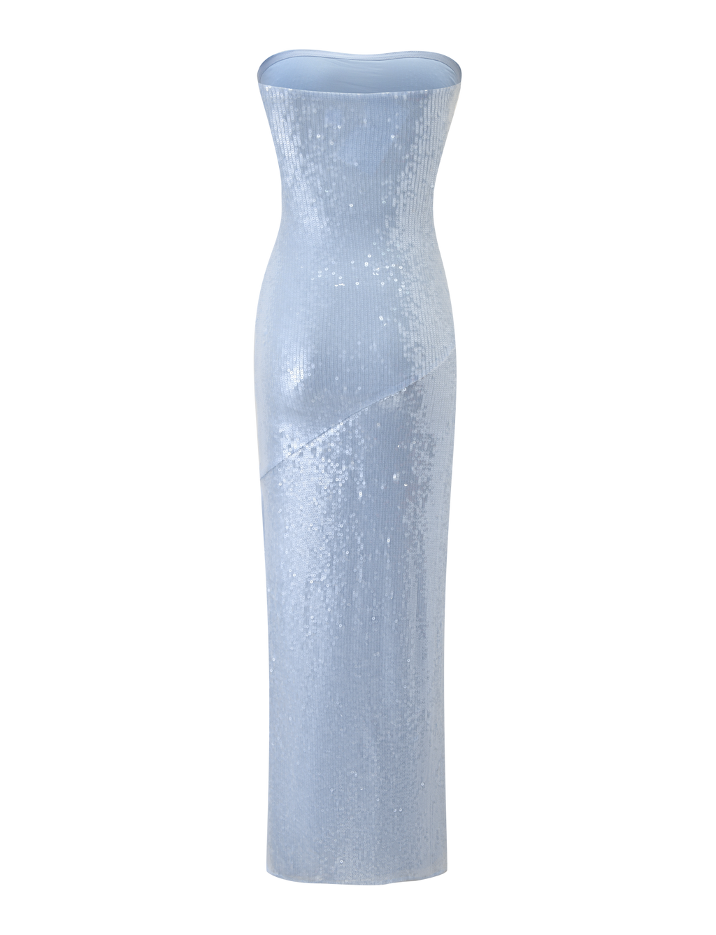 THEO SEQUIN MAXI DRESS - SOFT BLUE