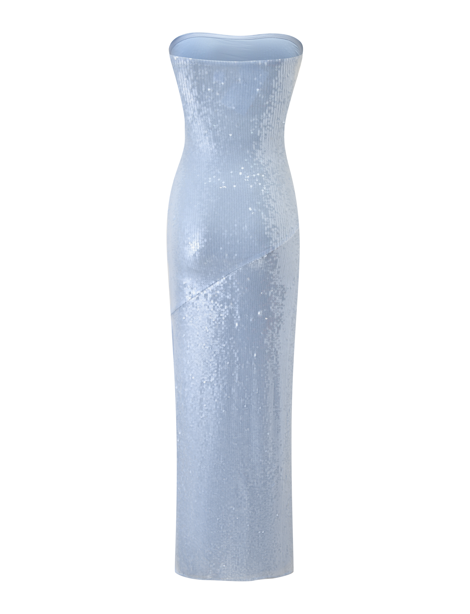 THEO SEQUIN MAXI DRESS - SOFT BLUE