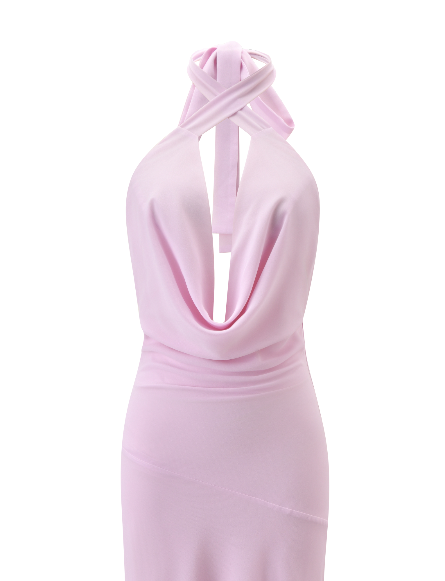 ZYLA MAXI DRESS - BABY PINK
