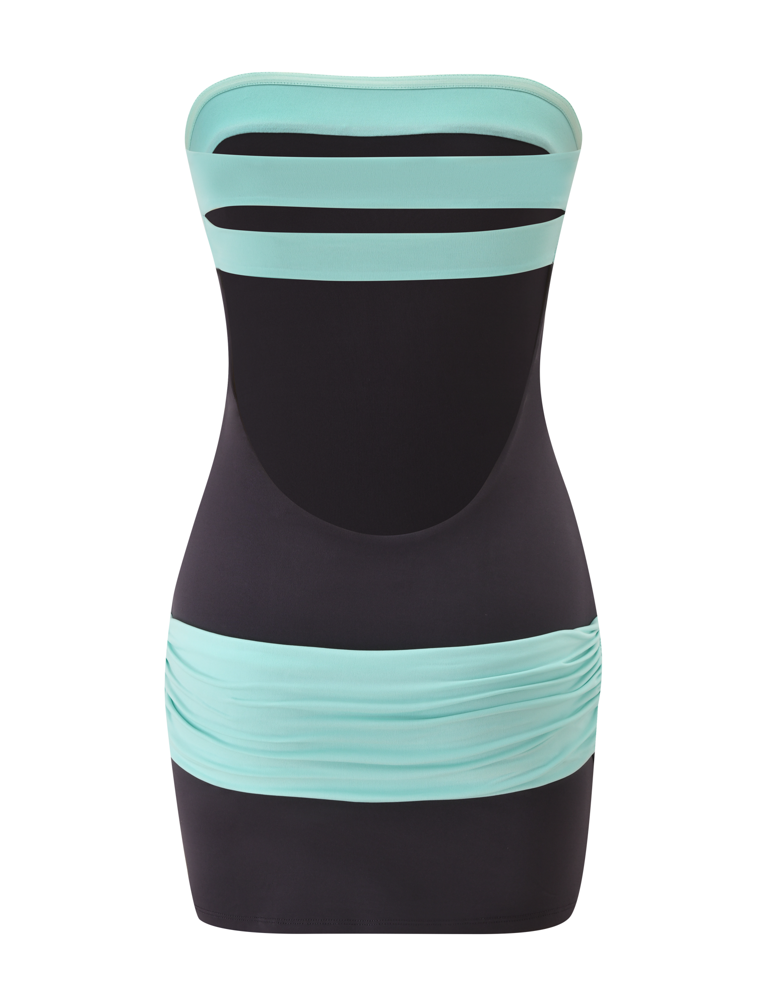 EOS MINI DRESS - MIDNIGHT AND AQUA