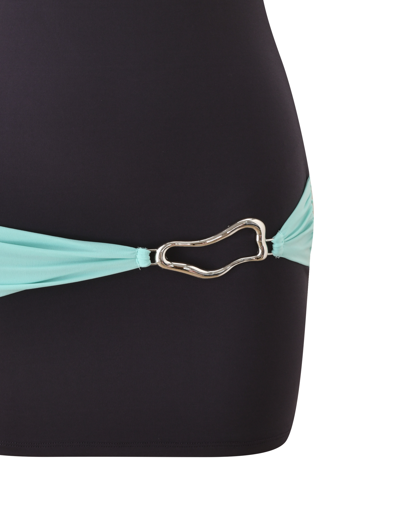 EOS MINI DRESS - MIDNIGHT AND AQUA