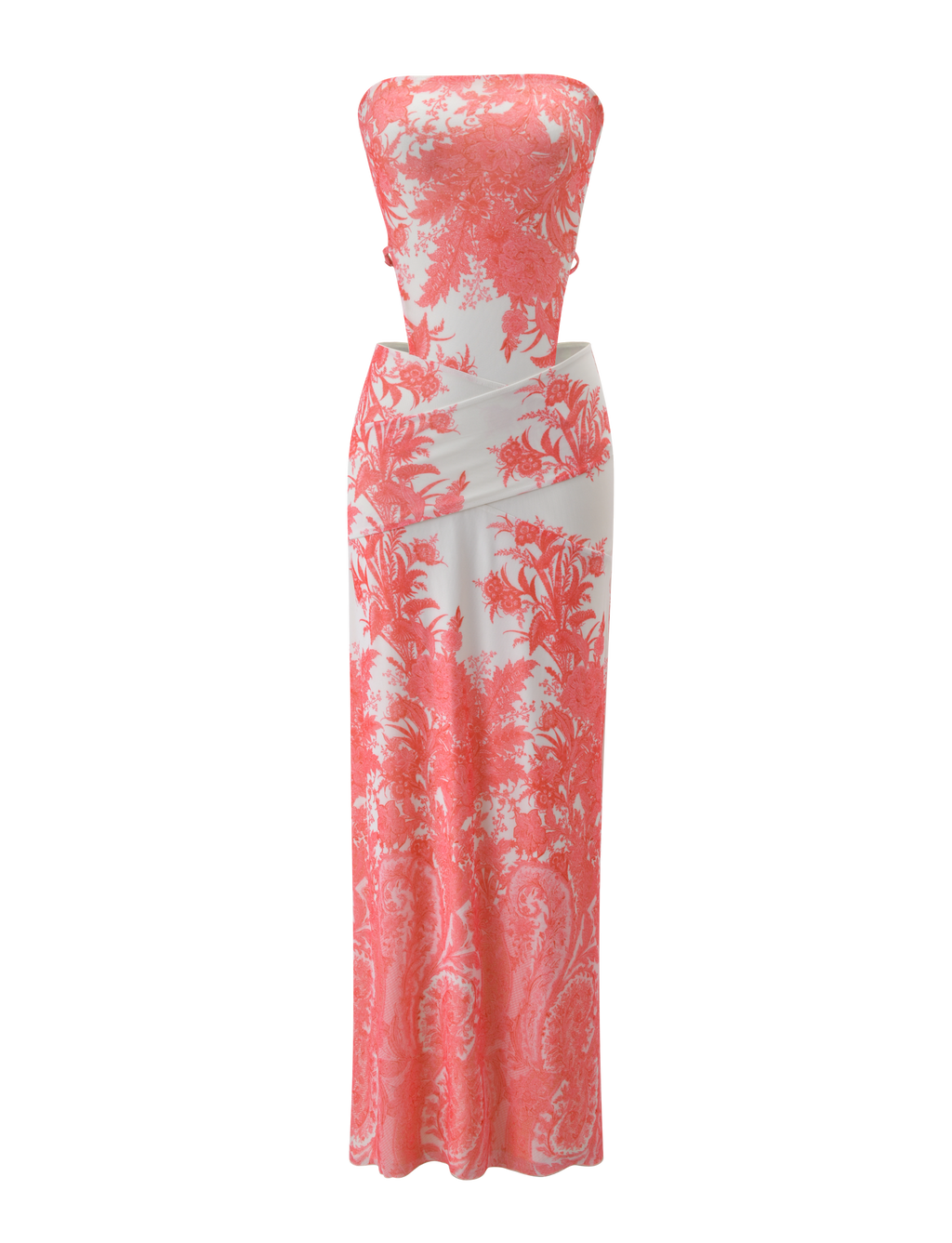 POPPI MAXI DRESS - CORAL TAPESTRY