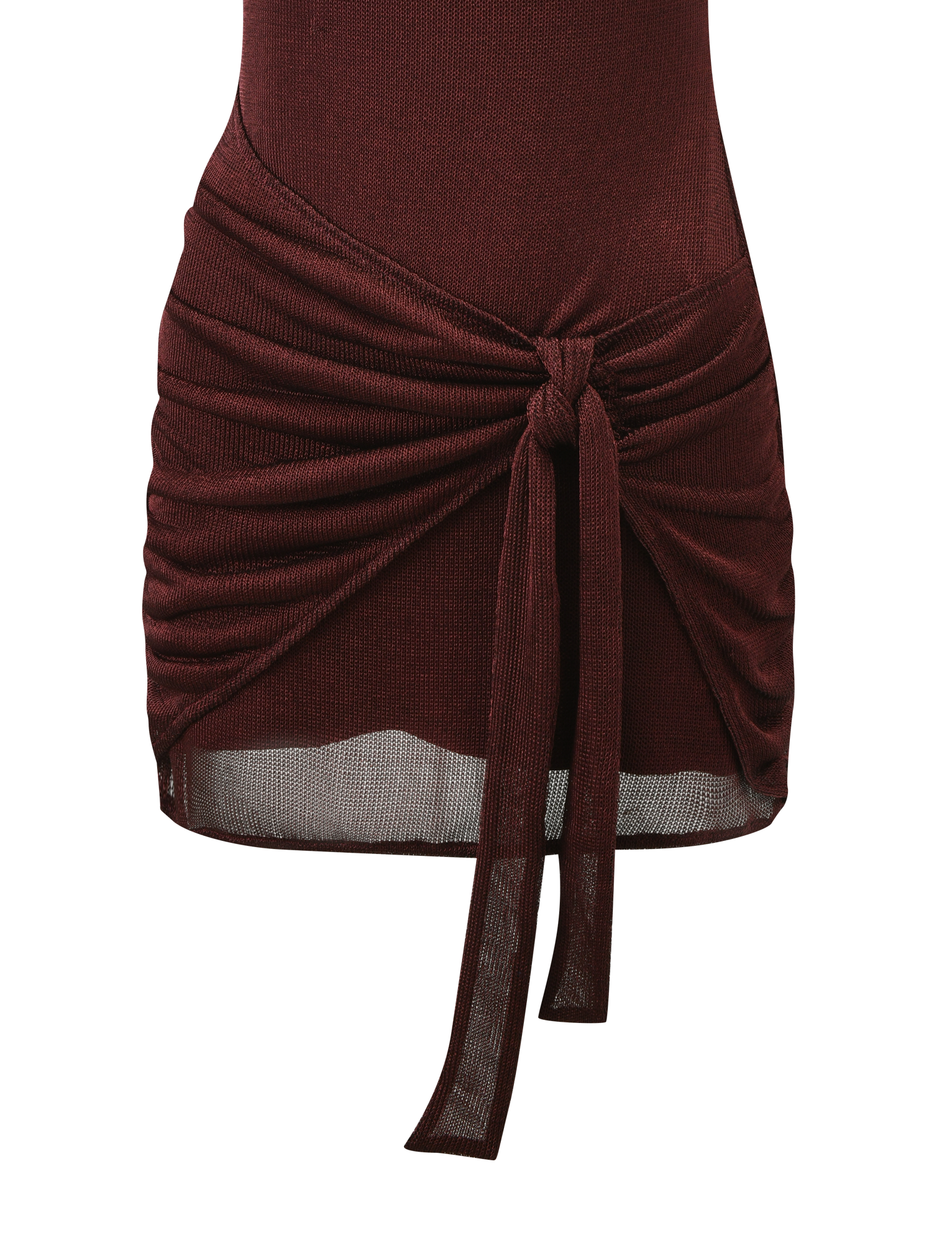 AZELMA DRESS - BROWN