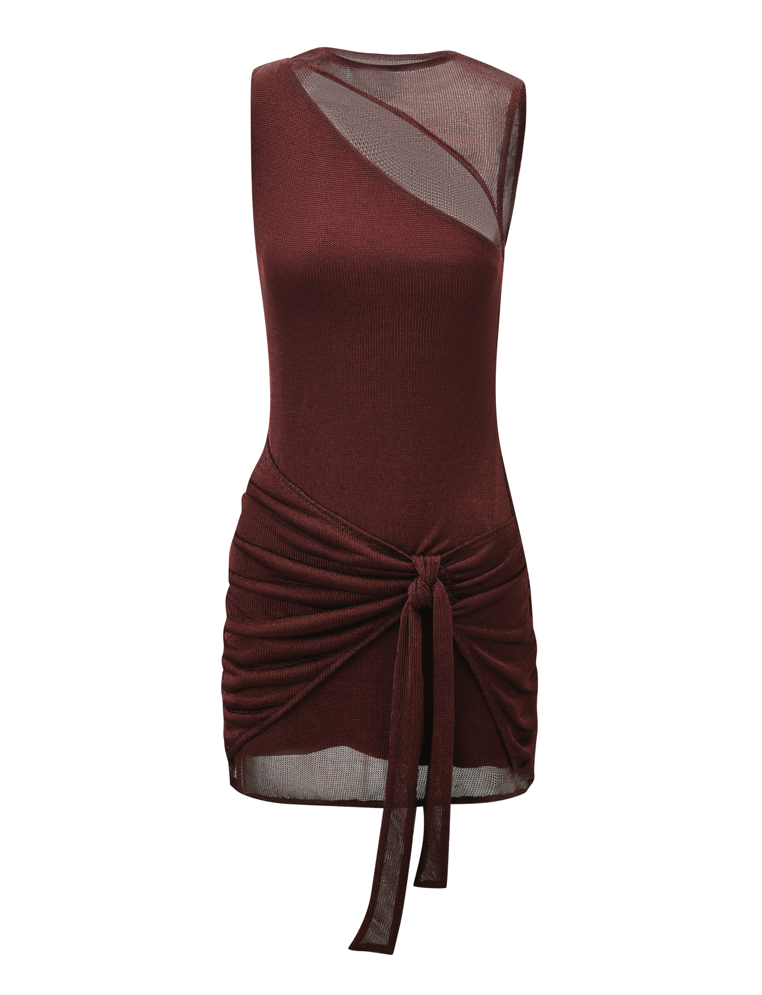 AZELMA DRESS - BROWN