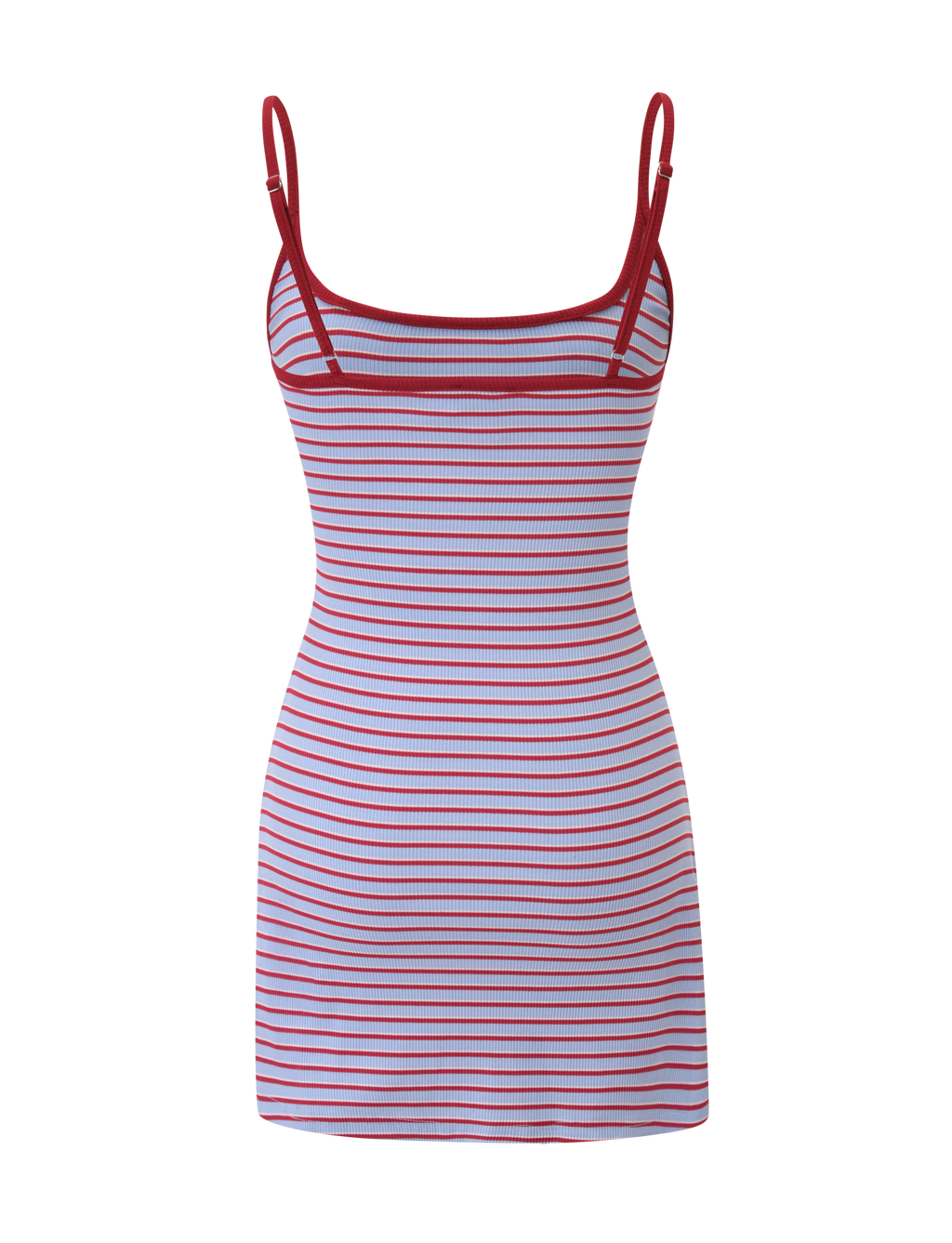 CELESTE MINI DRESS - RED STRIPE