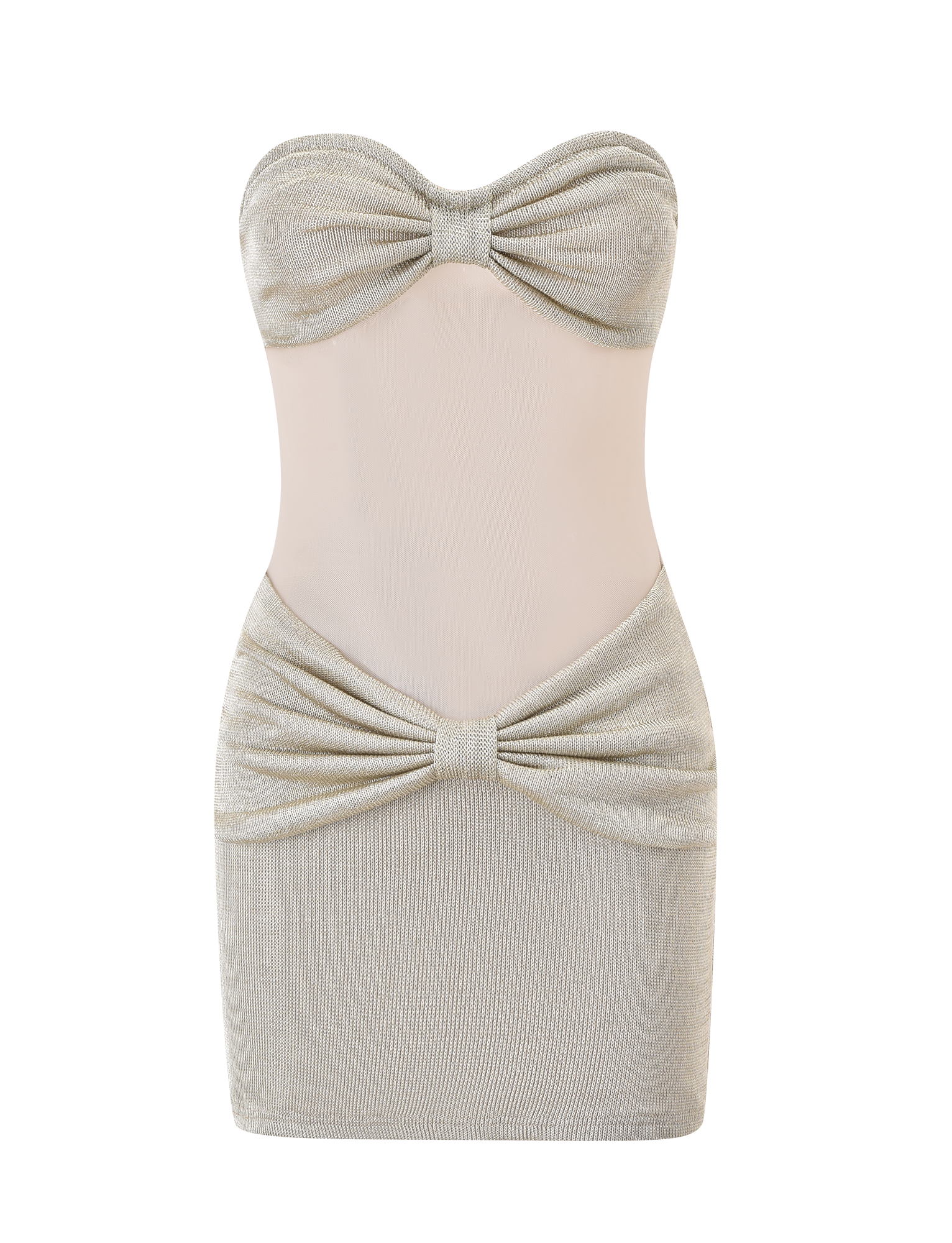 ESTE MINI DRESS - CHAMPAGNE