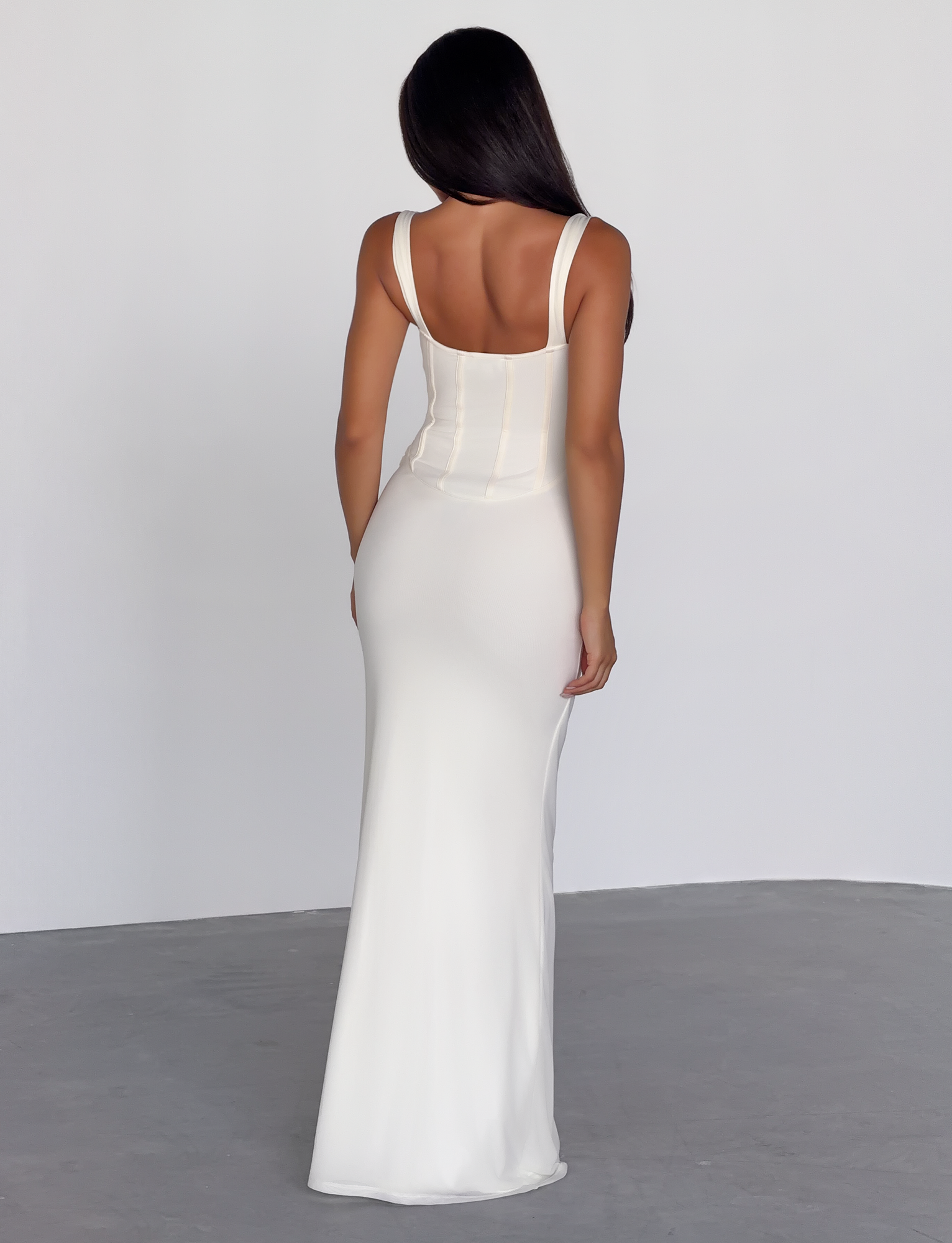 GINNY MAXI DRESS - OFF WHITE