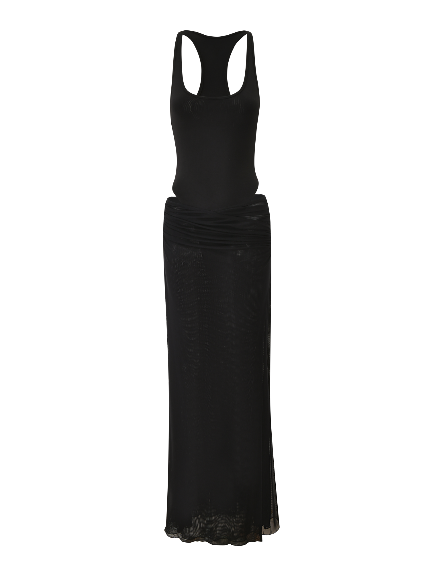 LILIANA-SUMMER MAXI DRESS - BLACK