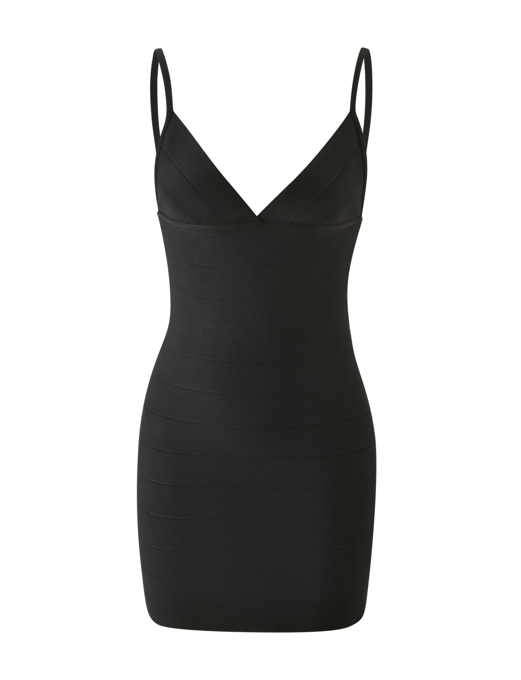 WEN BANDAGE MINI DRESS - BLACK
